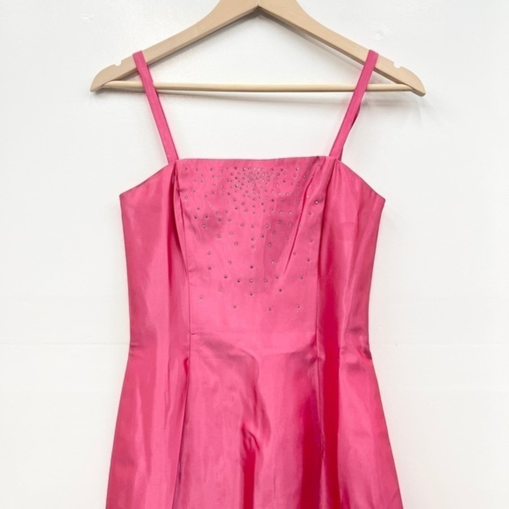 Jessica McClintok for Gunne Sax 90's Vintage Maxi Dress Pink size 3 (fits 0-2)